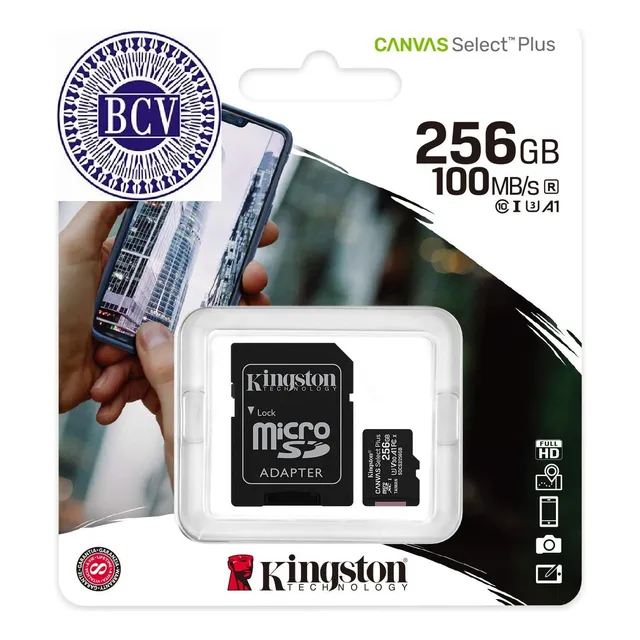 Kingston Micro Sd 256gb * Original 5 Años De Garantia *