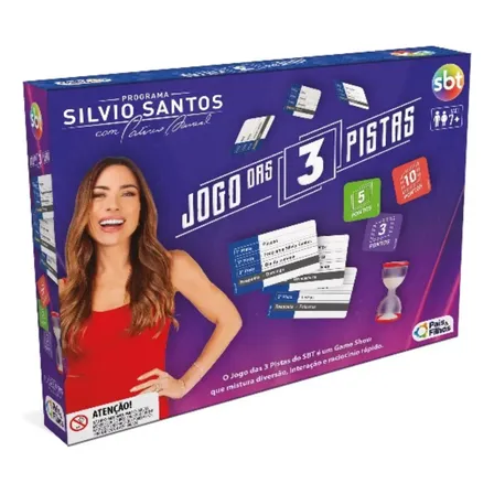 Jogo Das 3 Pistas Silvio Santos Game Show Pais & Fihos Sbt