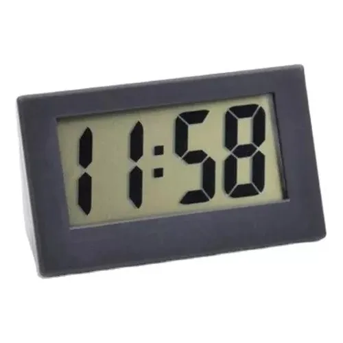  Mini Reloj Digital Lcd Mesa Portátil Forma Triangulo