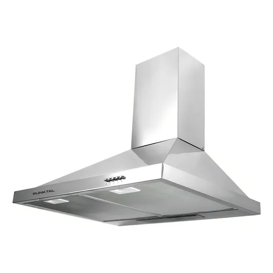 Campana Extractora Punktal Acero Inoxidable Con Luz LED