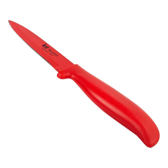 Faca Colorida Inox 19cm Ke Home Cor Vermelho