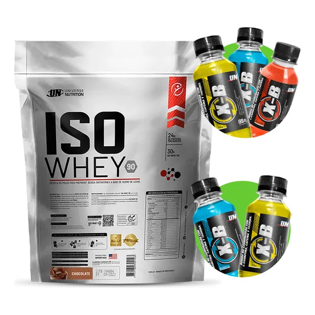 Iso Whey 3kg Proteína Un Chocolate + Regalos