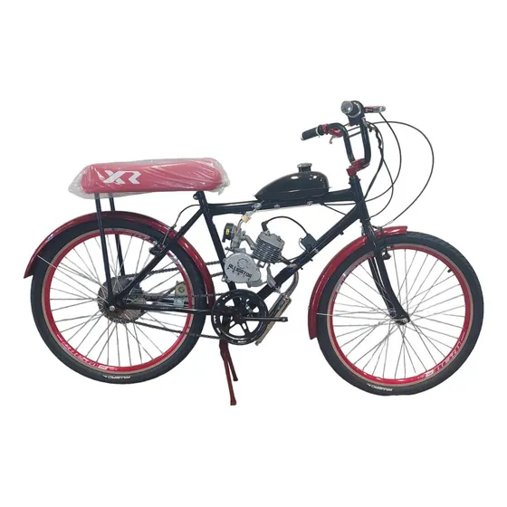 Bicicleta Motorizada 80cc Banco Mobilete Xr Aro 26 Aero Mtb