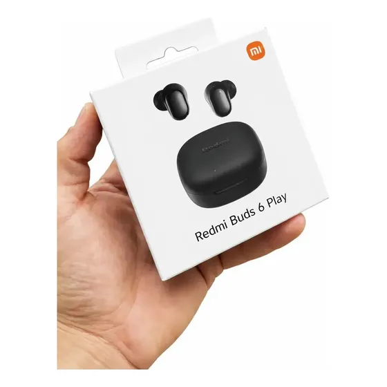 Fone De Ouvido Sem Fio Xiaomi Redmi Buds 6 Play Preto