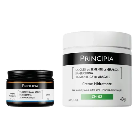 Principia Kit Cremes Hidratantes Rosto E Corpo Ch-01 + Ch-02 Seca Dia/noite