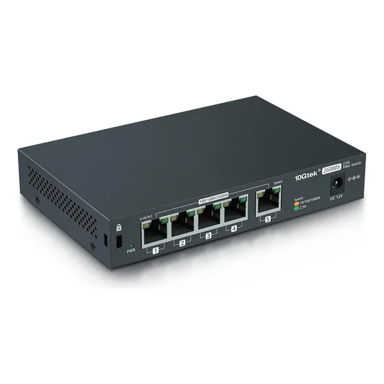 Conmutador Ipolex 2.5gbps De 5 Puertos Interruptor De Red No