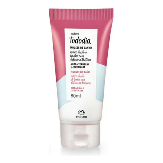 Mousse De Baño Mora Roja Y Jabuticaba Tododia Natura 80ml