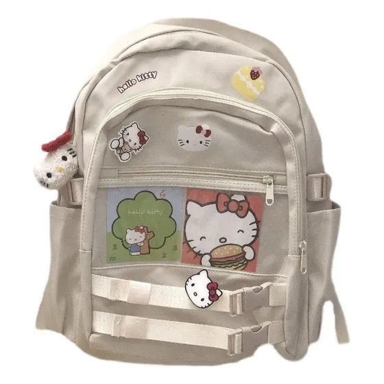 Mochila Japonesa Gran Capacidad Para Estudiantes Hellokitty