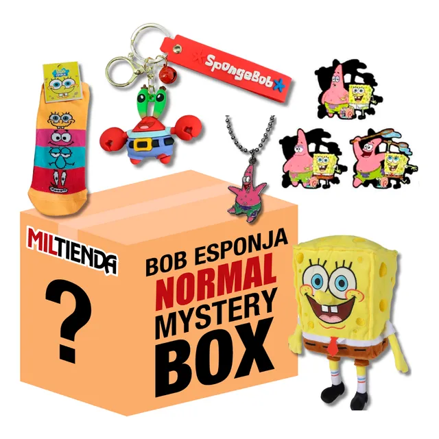 Bob Esponja Mystery Box Peluche Figura Accesorios Miltienda