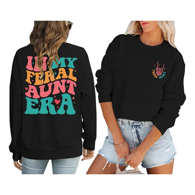 Mousya Mujer Tia Sudadera Mi Salvaje Camisa Fresca Regalo