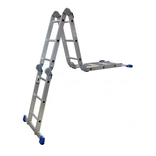 Escalera Multiposicion 12 Peldaños 333612 Aluminio S/charola