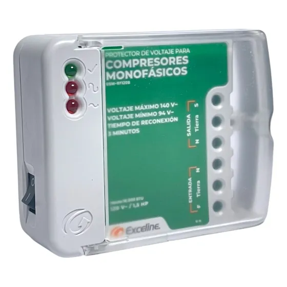 Protector De Voltaje Compresores Aire Acond 120v Exceline
