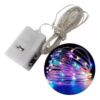 10pz Tiras Serie Mini O Micro Luces Led Navideñas 2m 20 Leds 10pz Tiras Serie Mini O Micro Luces Led Navideñas 2m 20 Leds