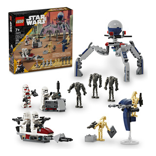 Lego Star Wars 75372 Pack Soldados Clone E Droides 9 Minifig Lego Star Wars 75372 Pack Soldados Clone E Droides 9 Minifig