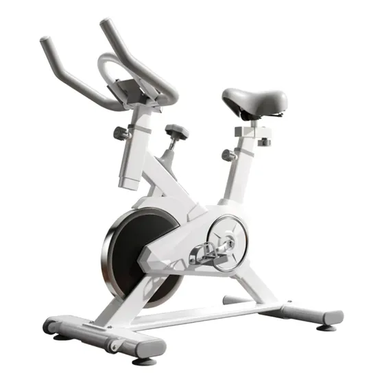 Bicicleta De Spinning Estatica Para Ejercicio Cardio Blanco