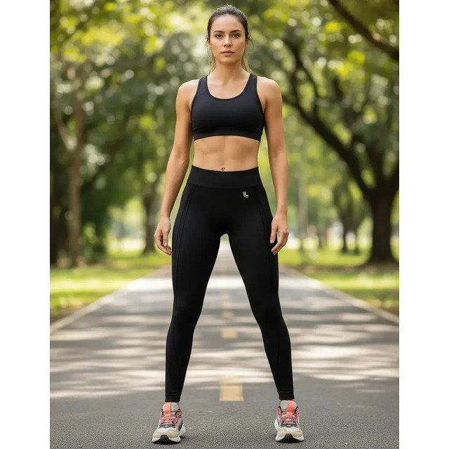 Calça Legging Lupo Max Feminino Academia Cintura Alta Treino Preto M