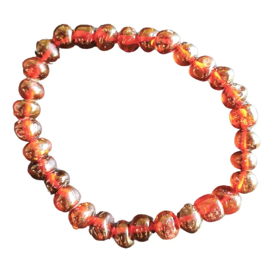 Pulsera Adulto Ámbar Báltico Elasticada - Bendito Amor