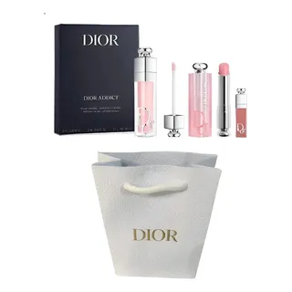 Dior Addict Lip Glow Y Lip Maximizer Set De Labios - Kit Con Bálsamo Y Gloss - Incluye Bolsa De Regalo