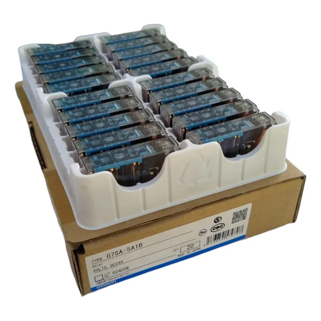 Relevador Omron G7sa-5a1b 24vdc - Paquete De 20 Piezas