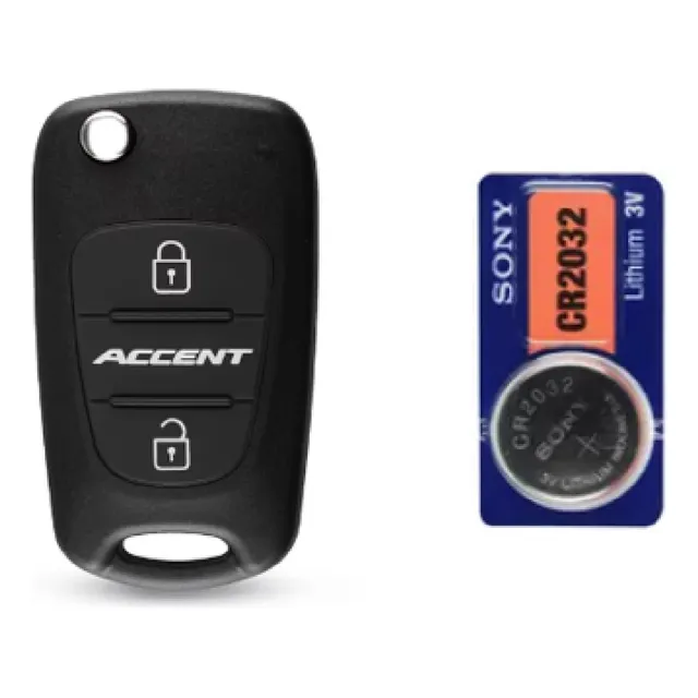 Carcasa Llave Hyundai Accent + Pila