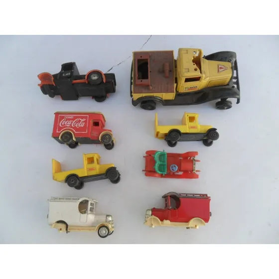 Lote Auto Juguete Antiguo Ford A Coca Cola No Lesney Antiguo