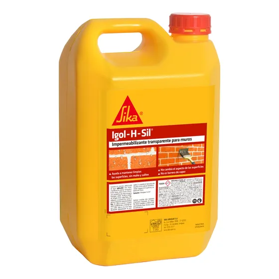 5l Impermeabilizante Siliconado Transparente Sika Igol H Sil