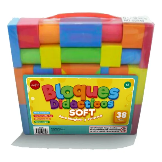 Set De Bloques De Goma Eva 38 Piezas Royal Universo Binario