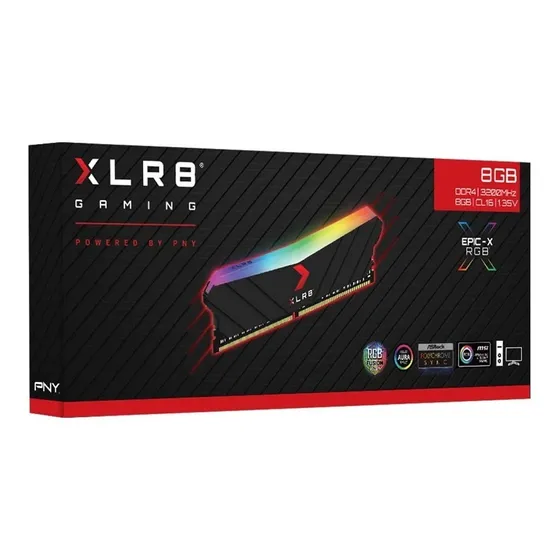 Memoria Ram Pny Gaming Xlr8 8gb Ddr4 3200mhz Udimm Para Pc