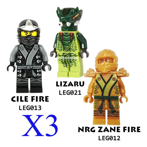 Combo Figuras Ninjago Thunder Swordsman  Varios