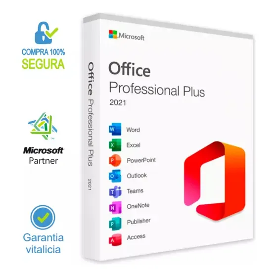 Licencia Office Professional Plus 2021 1pc Digital Code