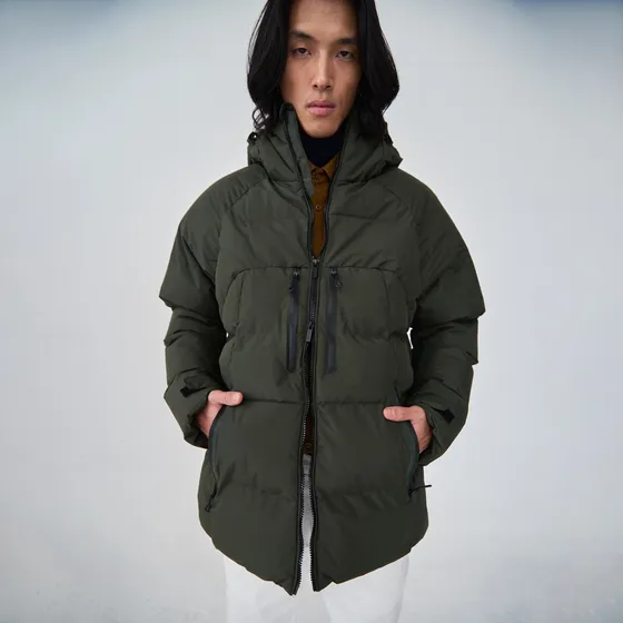 Campera Inflada Larga Hombre Importada Parka Supply Co.