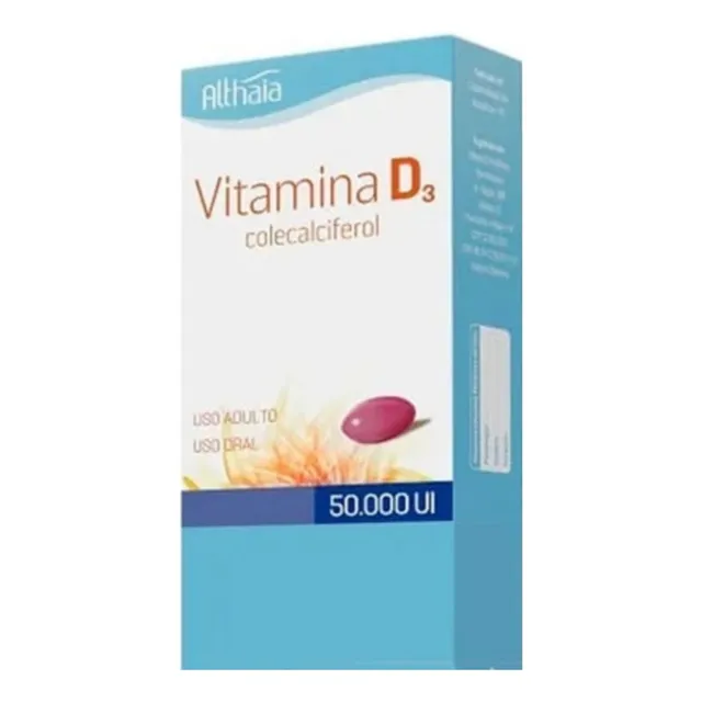 Vitamina D3 50.000 Ui Com  10 Cápsulas