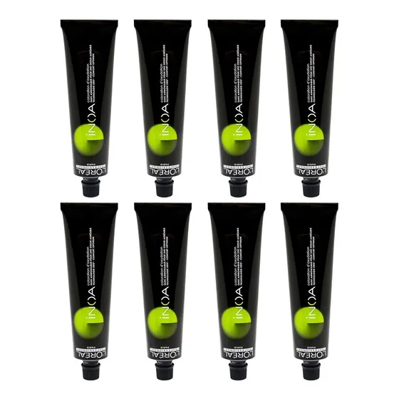Kit Tintura Loreal Inoa X 8 Unidades Sin Amoniaco Coloración