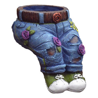 Escultura De Jeans Pequeños Pantalones De Mezclilla Lindos Escultura De Jeans Pequeños Pantalones De Mezclilla Lindos