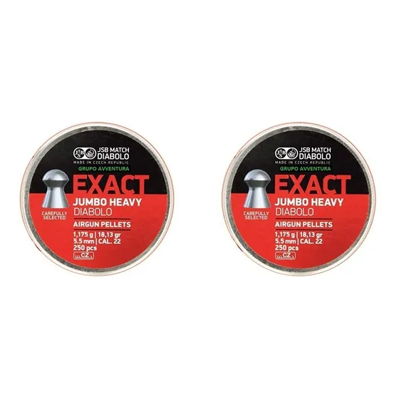 Balines Jsb 5,5 S.c5,52 (18,13gr) Exact Jumbo Heavy X2 Latas