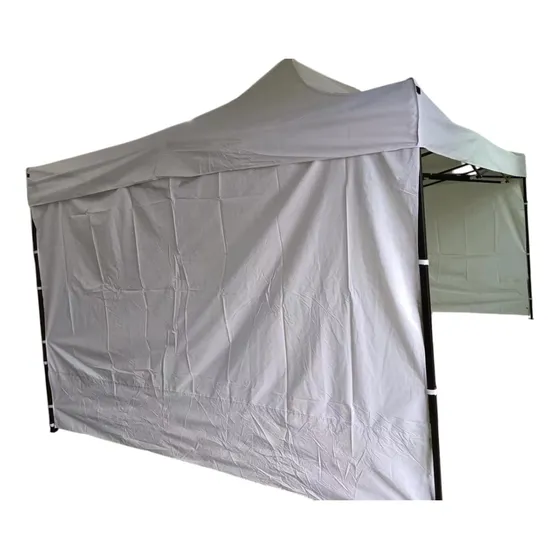 Gazebo 3x4.5 Polyester C/ 3 Laterales + Kit