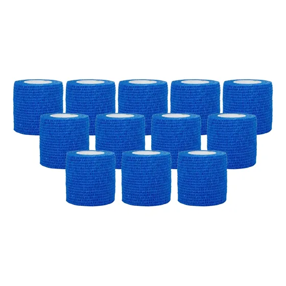 Pack X 12 Vendas Autoadherentes 5cm X 4,5m Vendaje Cohesivo