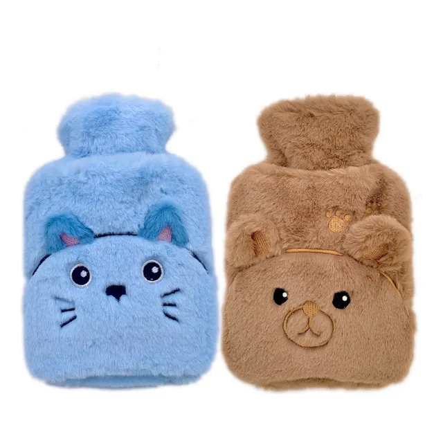 2bolsa Perra Agua Caliente Colico Menstrual Peluche Oso Cafe