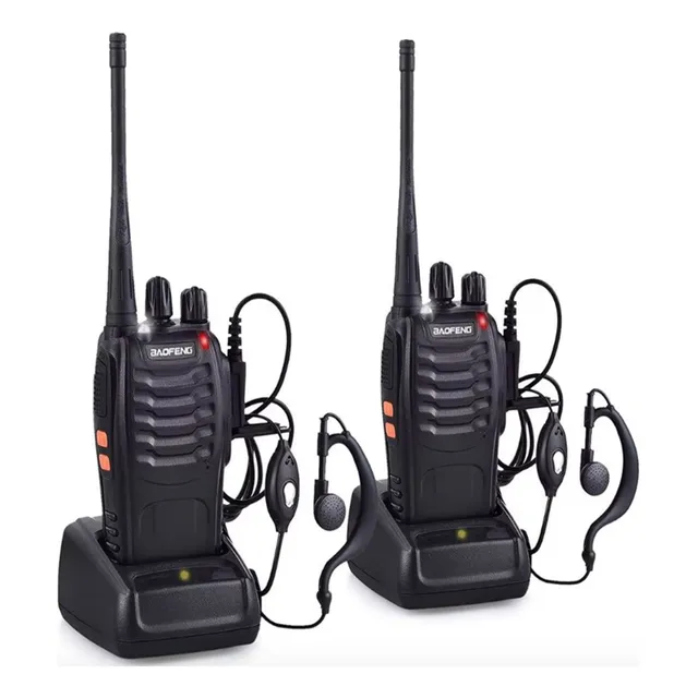 Radio Walkie Talkie Baofeng Bf888s El Par Comunicación Largo