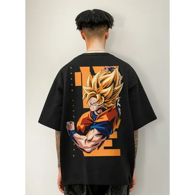 Playera Goku Ssj Dragon Ball Mascara De Latex
