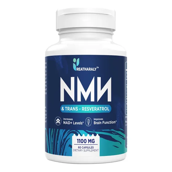 Nicotinamida + Resveratrol Nmn Nad+ 1100mg X 60u Import. Usa Sabor Sin Sabor