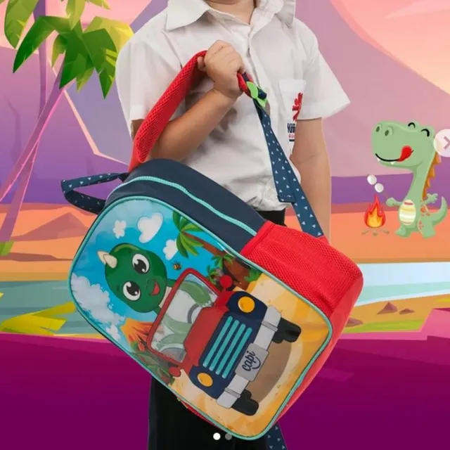 Bolso/ Morral Mediano Capi Kids Dinosaurio Para Niños