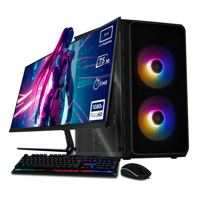 Xtreme Pc Radeon Ryzen 5 32gb 1tb Monitor 23.8 Wifi Doom Pro