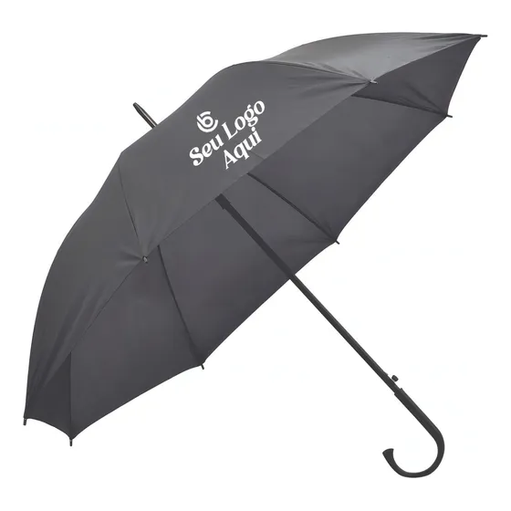 Kit 10 Sombrinha Guarda-chuva Personalizado Guarda Chuva Cor Preto
