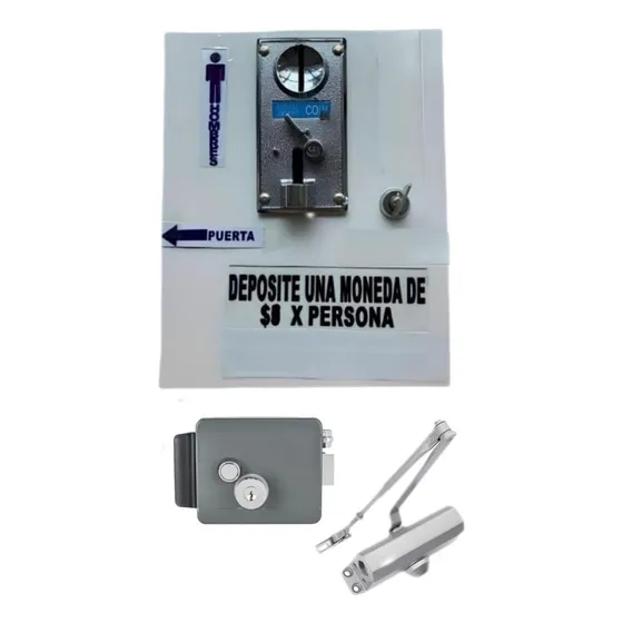 Maquina Accesos Baños Sanitario Publico Cobro Sin Torniquete