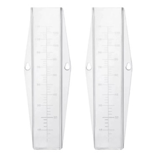 2x Medidor De Chuva Pluviômetro 150mm Em Cunha Multitec 2x Medidor De Chuva Pluviômetro 150mm Em Cunha Multitec