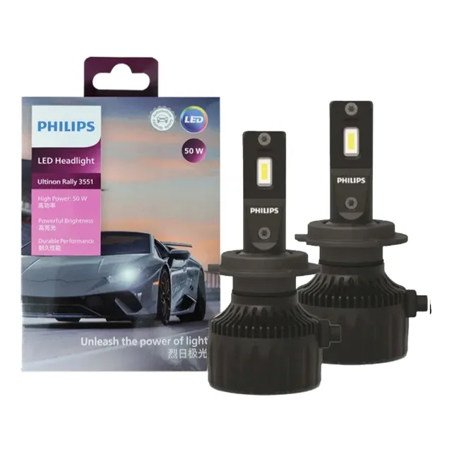 Faros Led Philips H7 Ultinon Rally 3551