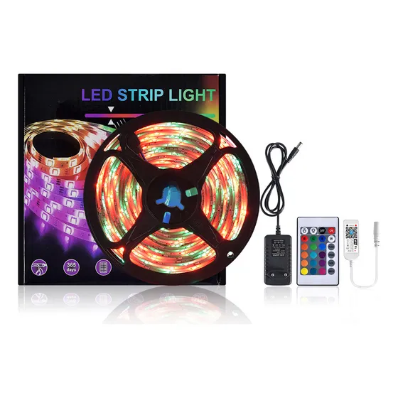 Controlador Infrarrojo 24 Teclas Tira Led 5050150rgb5m Ip65