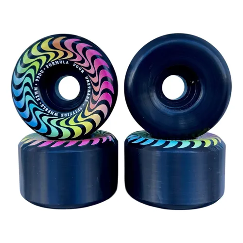 Spitfire 80hd Superwide 62mm 80a Black Skateboard Wheels