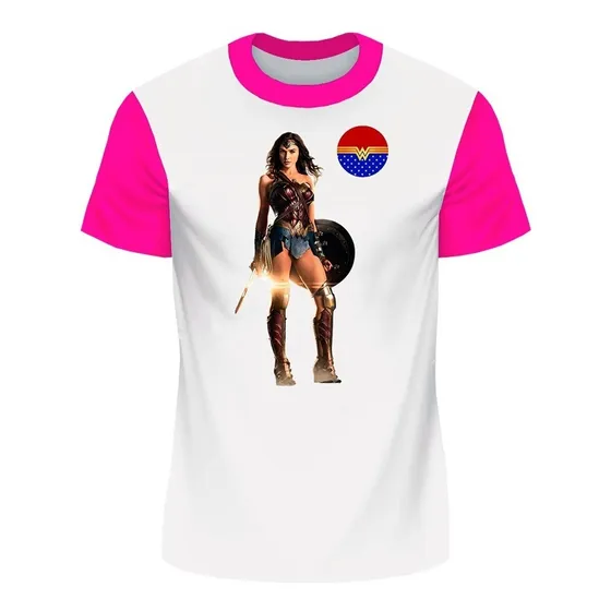 Franela Niñas Y Adultos  Mujer Maravilla 